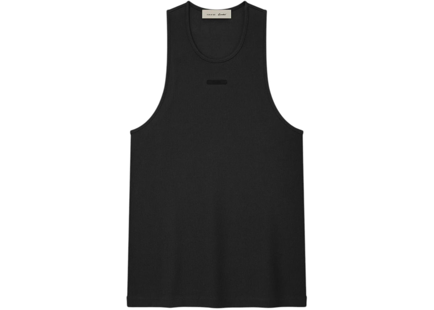 Fear of God Essentials Rib Tank Vintage Black - vue 360
