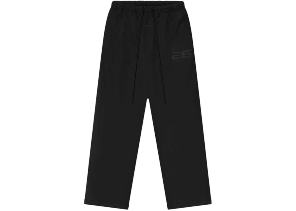 Fear of God Essentials Satin Fleece Lounge Sweatpant Vintage Black - vue 360