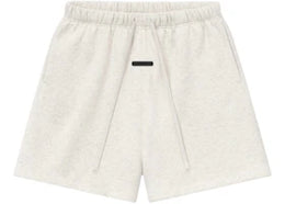 Fear of God Essentials Signature Classic Short Oatmeal Heather/Light Heather - authentic Fear of God product