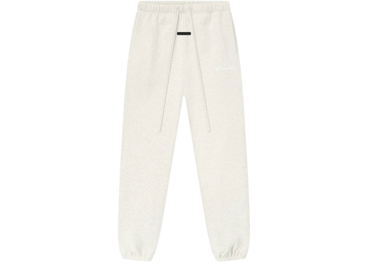 Fear of God Essentials Signature Classic Sweatpant Oatmeal Heather/Light Heather - vue secondaire B