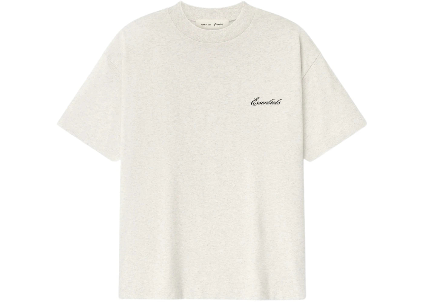 Fear of God Essentials Signature Classic Tee (SS26) Oatmeal Heather - vue secondaire A