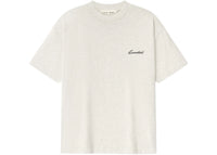 Fear of God Essentials Signature Classic Tee (SS26) in Oatmeal Heather