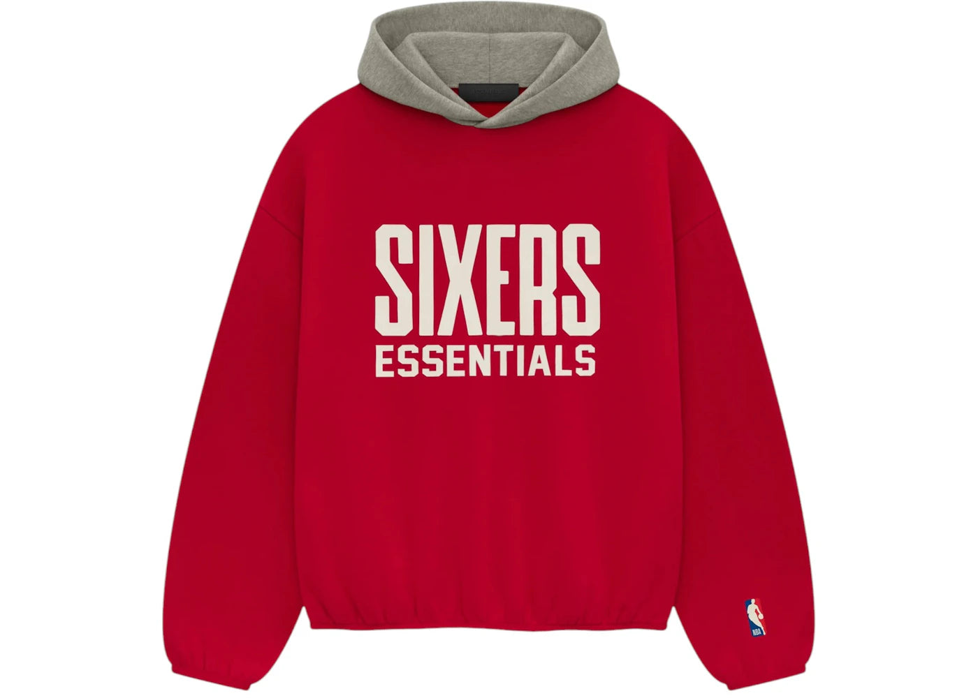 Fear of God Essentials Sixers Hoodie Red - vue secondaire A
