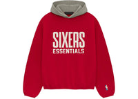 Fear of God Essentials Sixers Hoodie Red