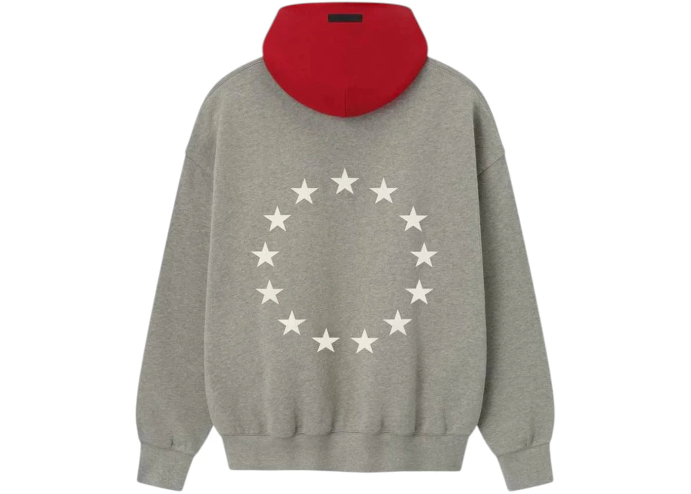Fear of God Essentials Sixers Sport Hoodie Concrete Heather/Red - vue secondaire A