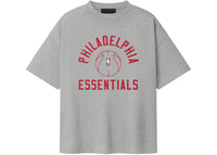Fear of God Essentials Sixers x Barkley Hendricks 90s Tee Concrete Heather