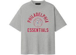 Fear of God Essentials Sixers x Barkley Hendricks 90s Tee Concrete Heather - authentic Fear of God product