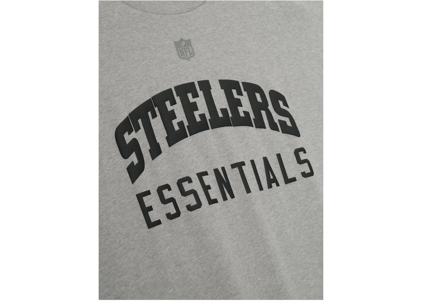 Fear of God Essentials Steelers 90s 3/4 Sleeve Football Tee Concrete Heather - vue secondaire B