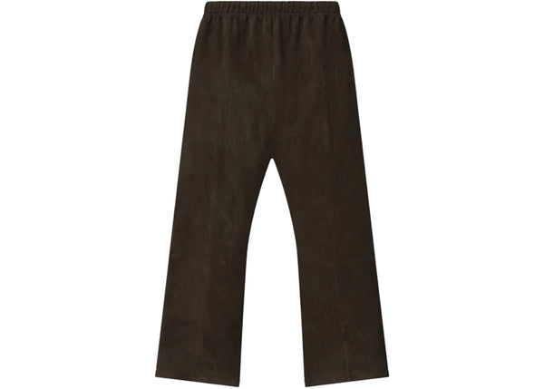 Fear of God Essentials Suede Fleece Flare Pant Brown