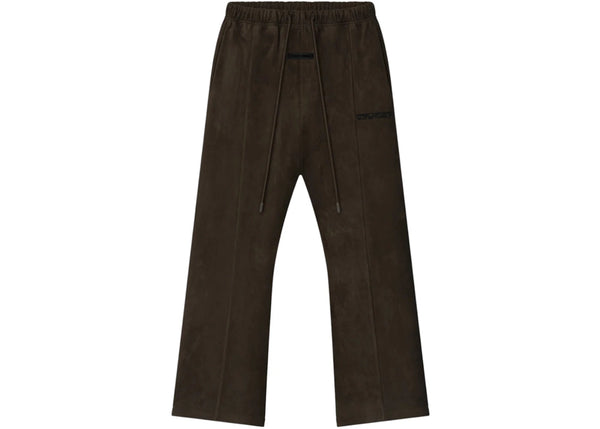 Fear of God Essentials Suede Fleece Flare Pant Brown