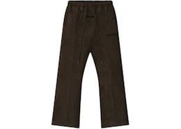 Fear of God Essentials Suede Fleece Flare Pant Brown - authentic Fear of God product