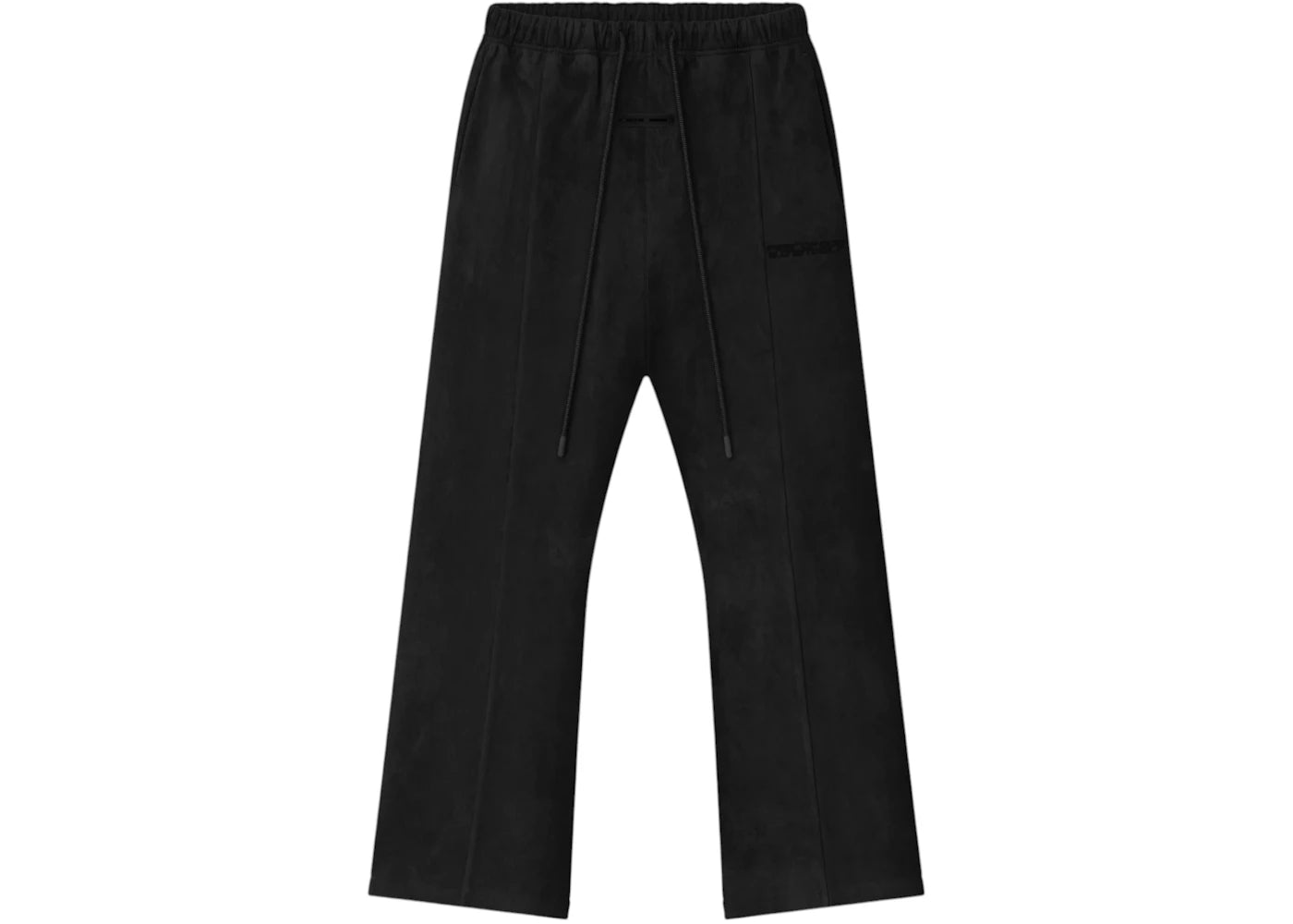 Fear of God Essentials Suede Fleece Flare Pant Vintage Black - vue secondaire A