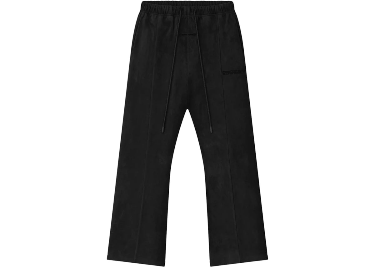 Fear of God Essentials Suede Fleece Flare Pant Vintage Black - vue 360