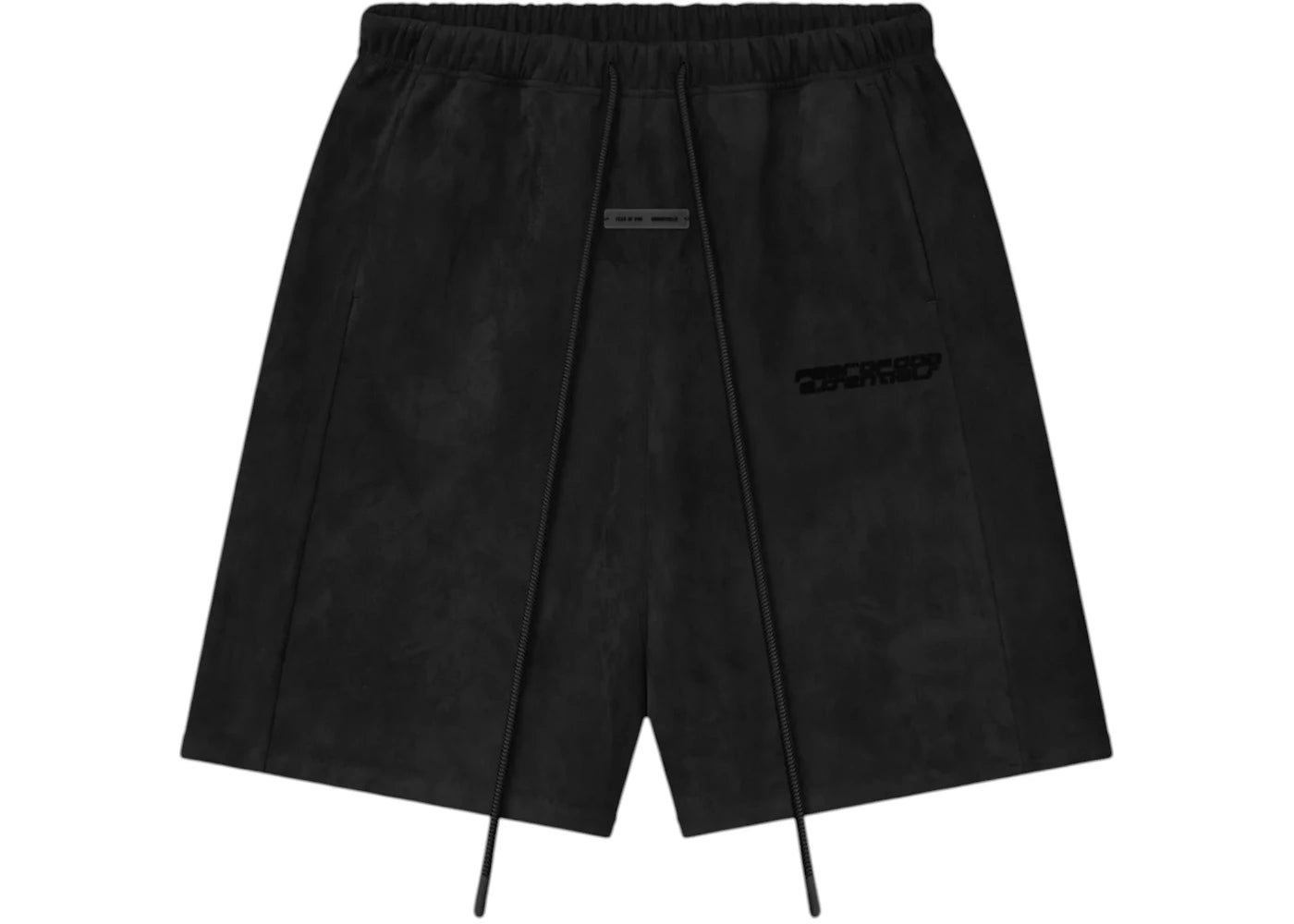 Fear of God Essentials Suede Fleece Relaxed Short Vintage Black - vue secondaire A