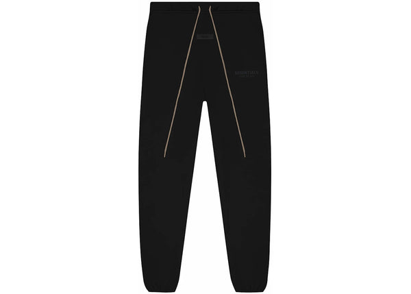 Fear of God Essentials Sweatpants Jet Black/Tan sneakers - authentic Fear of God shoes