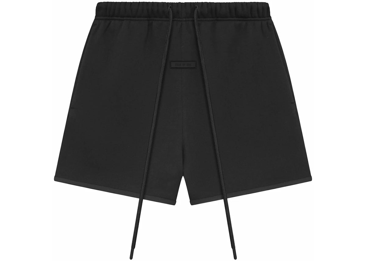 Fear of God Essentials Sweatshort (SS24) Jet Black - vue secondaire A