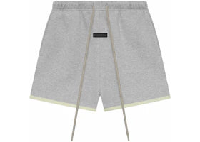 Fear of God Essentials Sweatshort (SS24) Light Heather Grey - vue 360