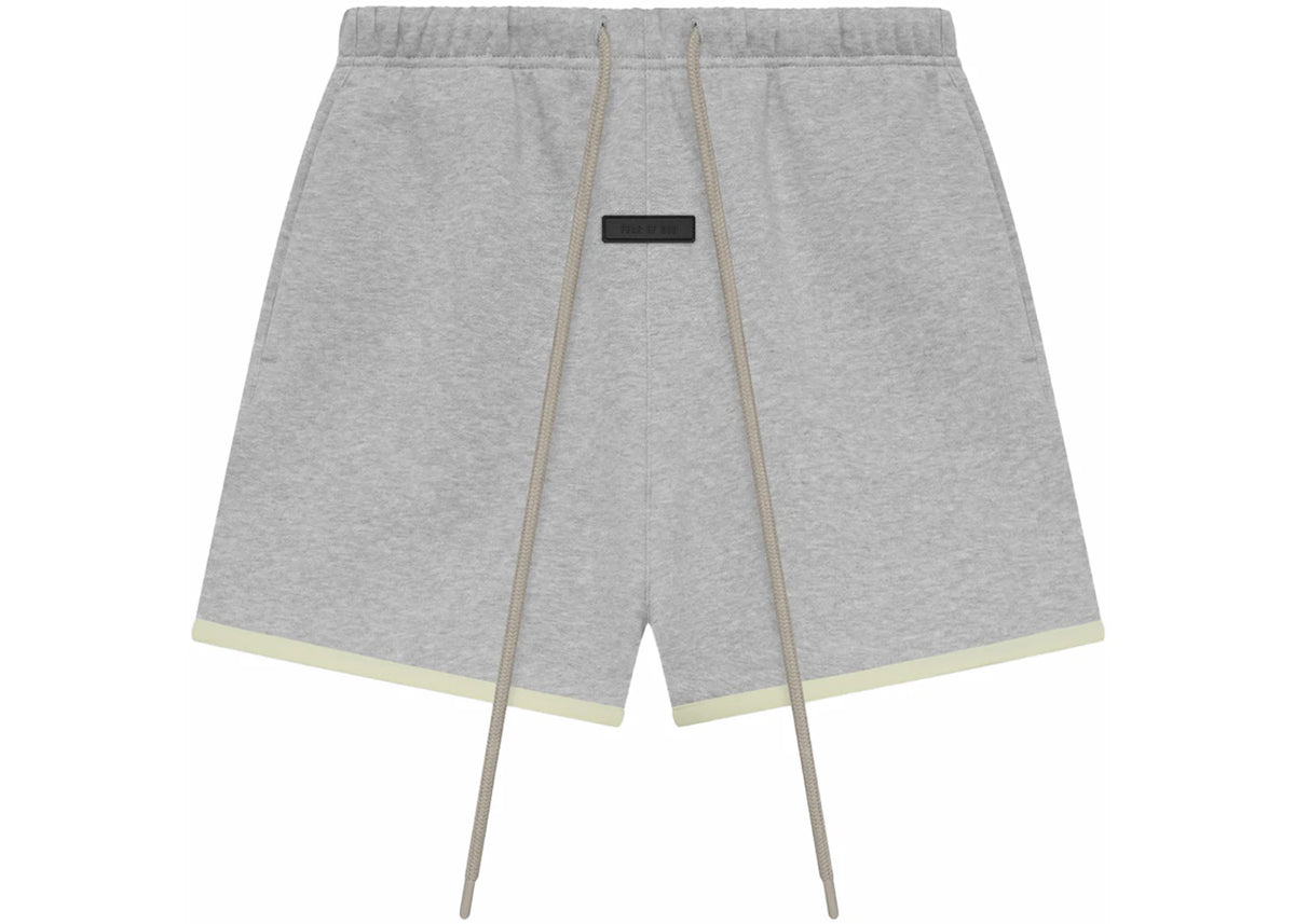 Fear of God Essentials Sweatshort (SS24) Light Heather Grey - vue secondaire A