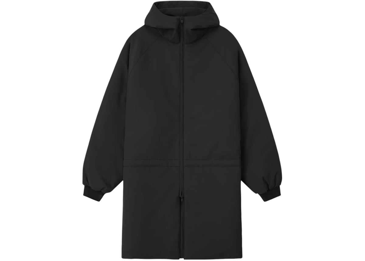 Fear of God Essentials Tech Nylon Hooded Parka Vintage Black - vue secondaire A