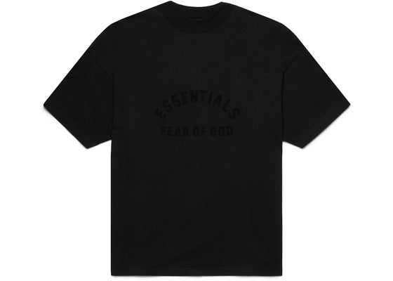 Fear of God Essentials Arch Logo Tee Jet Black sneakers - authentic Fear of God shoes