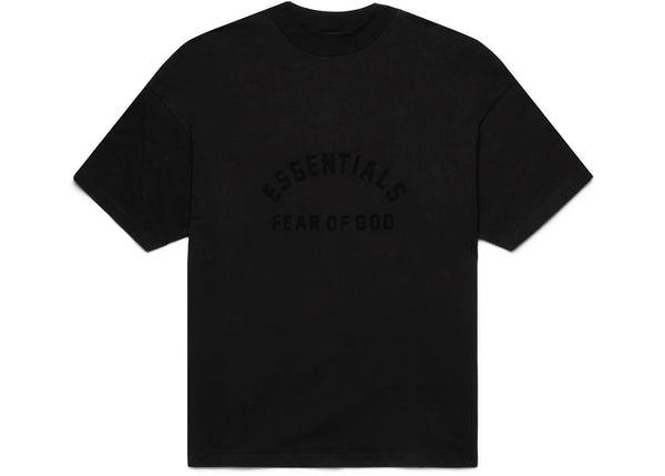 Fear of God Essentials Arch Logo Tee Jet Black sneakers - authentic Fear of God shoes
