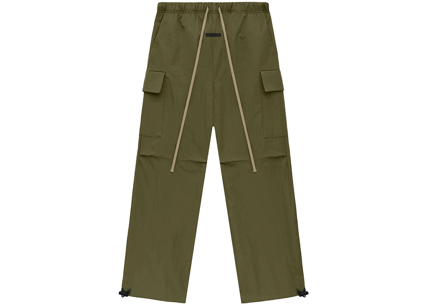 Fear of God Essentials Textured Nylon Field Pant Military - vue 360