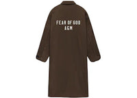 Fear of God Essentials Textured Nylon Trench Brown
