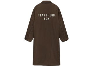 Fear of God Essentials Textured Nylon Trench Brown - product view 2