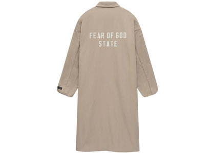Fear of God Essentials Textured Nylon Trench Desert Sand - product view 2