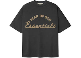 Fear of God Essentials Training 90's Short Sleeve Tee Faded Iron Grey - authentic Fear of God product