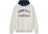 Fear of God Essentials Twins Sport Hoodie Oatmeal Heather/Midnight Navy