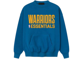 Fear of God Essentials Warriors Sport Crewneck Blue Sapphire - product view 2