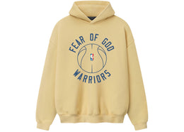 Fear of God Essentials Warriors x Barkley Hendricks 90s Hoodie Italian Straw - apparel view 2