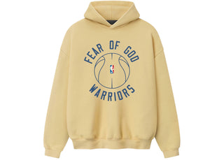 Fear of God Essentials Warriors x Barkley Hendricks 90s Hoodie Italian Straw - apparel view 2