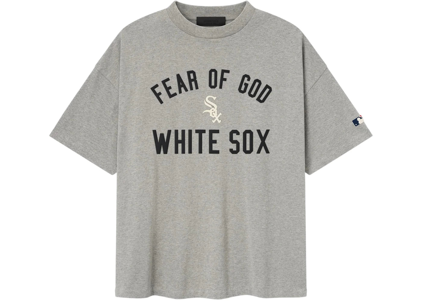 Fear of God Essentials White Sox 90's Tee Concrete Heather - vue secondaire A