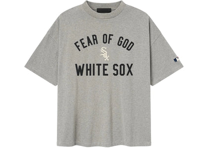 Fear of God Essentials White Sox 90's Tee Concrete Heather - product view 2