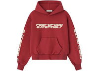 Fear of God Essentials Women's Classic Hoodie Crimson
