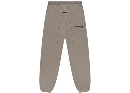 Fear of God Essentials Women's Fleece Sweatpant Heather Gray - authentic Fear of God product