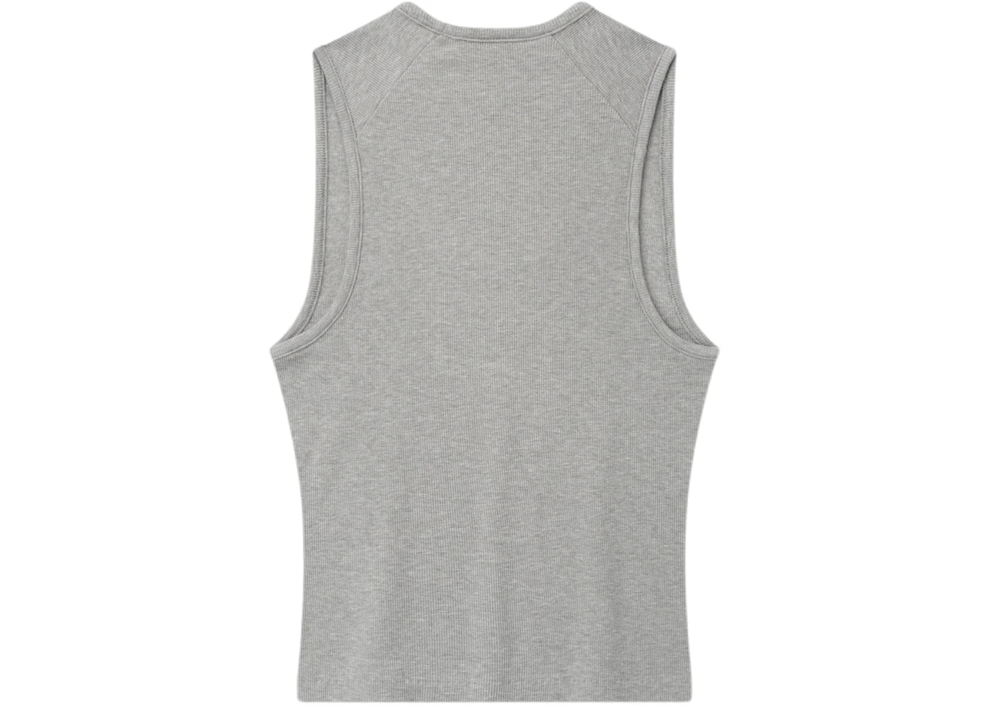 Fear of God Essentials Womens Rib Knit Fitted Tank Concrete Heather - vue secondaire B