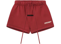 Fear of God Essentials Women's Running Short Crimson - authentic Fear of God product