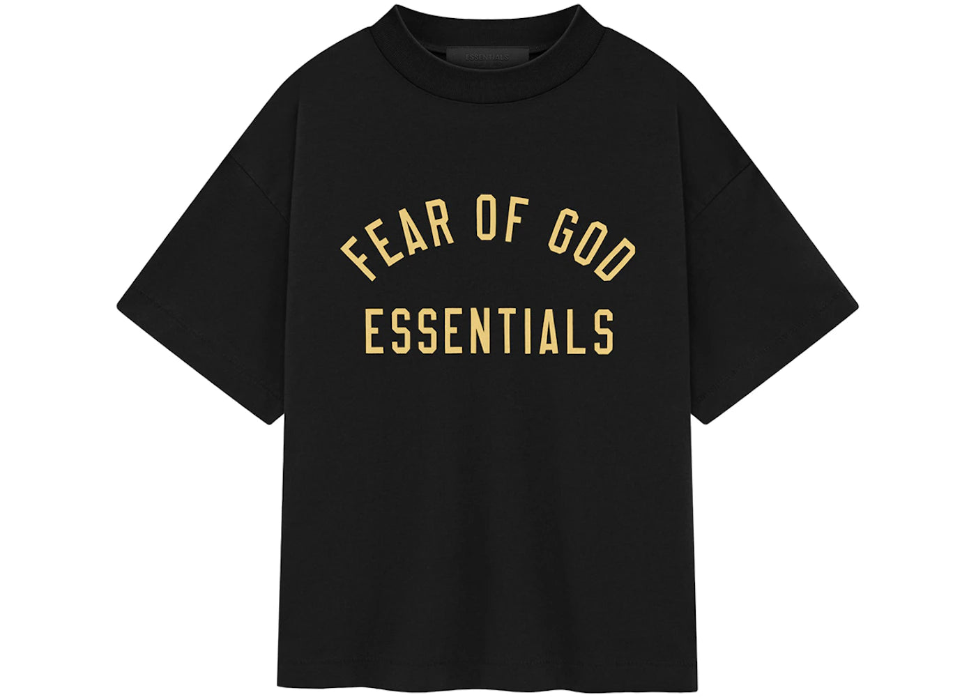 Fear of God Essentials Womens Tri-Blend Crewneck Tee Black - vue secondaire A