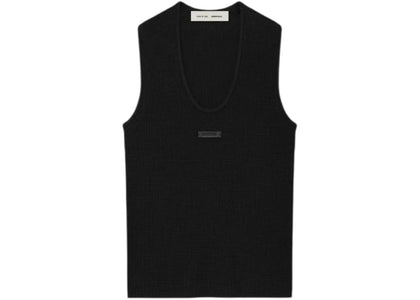 Fear of God Essentials Womens Waffle Tank Vintage Black - product view 2