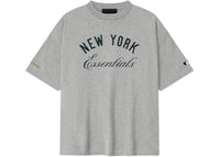 Fear of God Essentials Yankee Stadium 90's Tee Concrete Heather