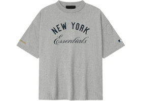 Fear of God Essentials Yankee Stadium 90's Tee Concrete Heather