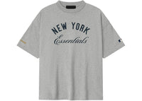 Fear of God Essentials Yankee Stadium 90's Tee Concrete Heather