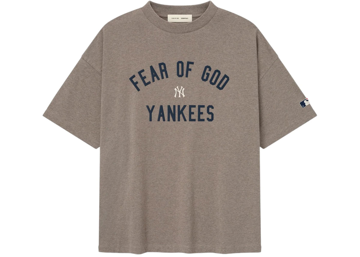 Fear of God Essentials Yankees 90's Tee Homestead Heather - vue secondaire A