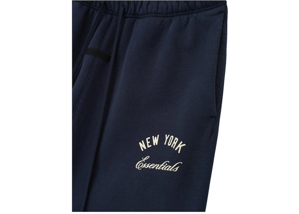 Fear of God Essentials Yankees Schlaghose Dunkelsaphir