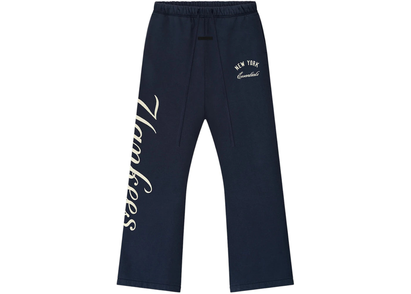 Fear of God Essentials Yankees Schlaghose Dunkelsaphir - vue 360