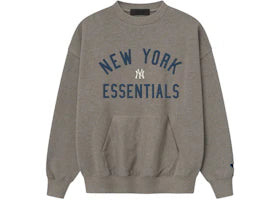 Fear of God Essentials Yankees Sport Crewneck Homestead Heather