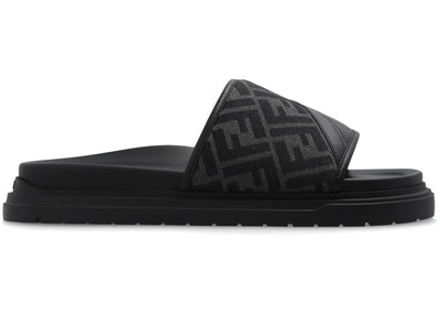 Fendi Diagonal Slide Black